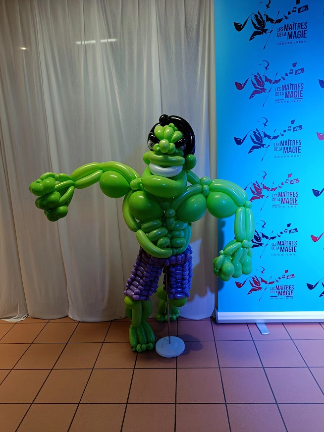 Hulk ballons sculpt